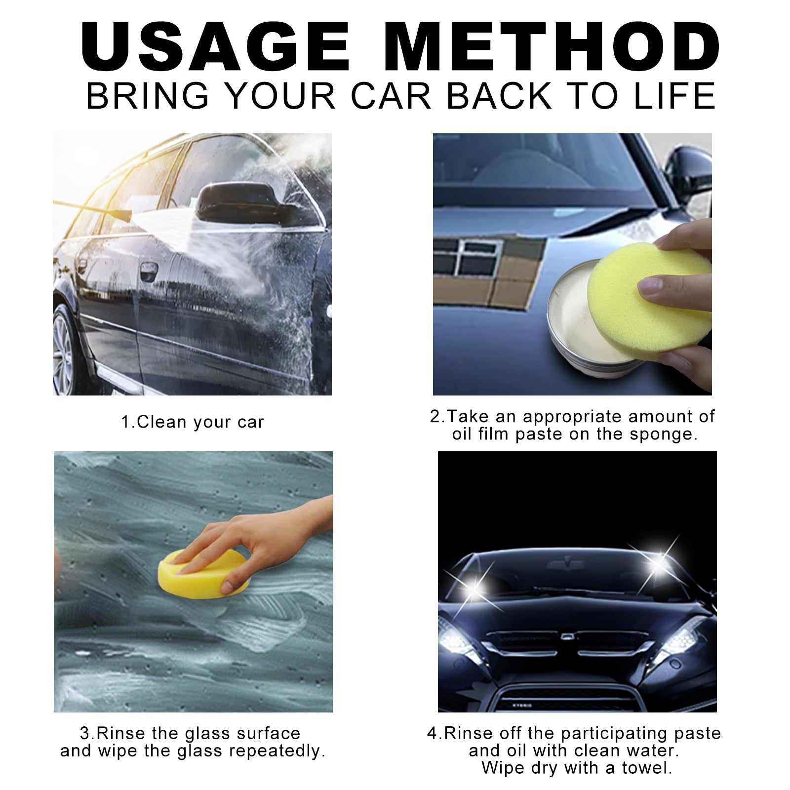 Car Glass Oil Film Remover Paste