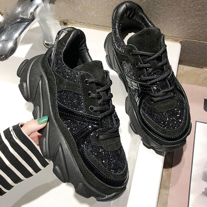 Women's Chunky Platform Wedge Sneakers