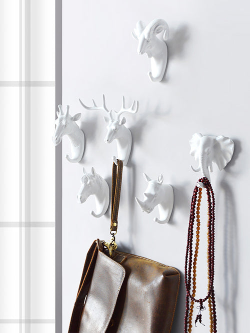 Antler Design Wall Key Hook - alternate view