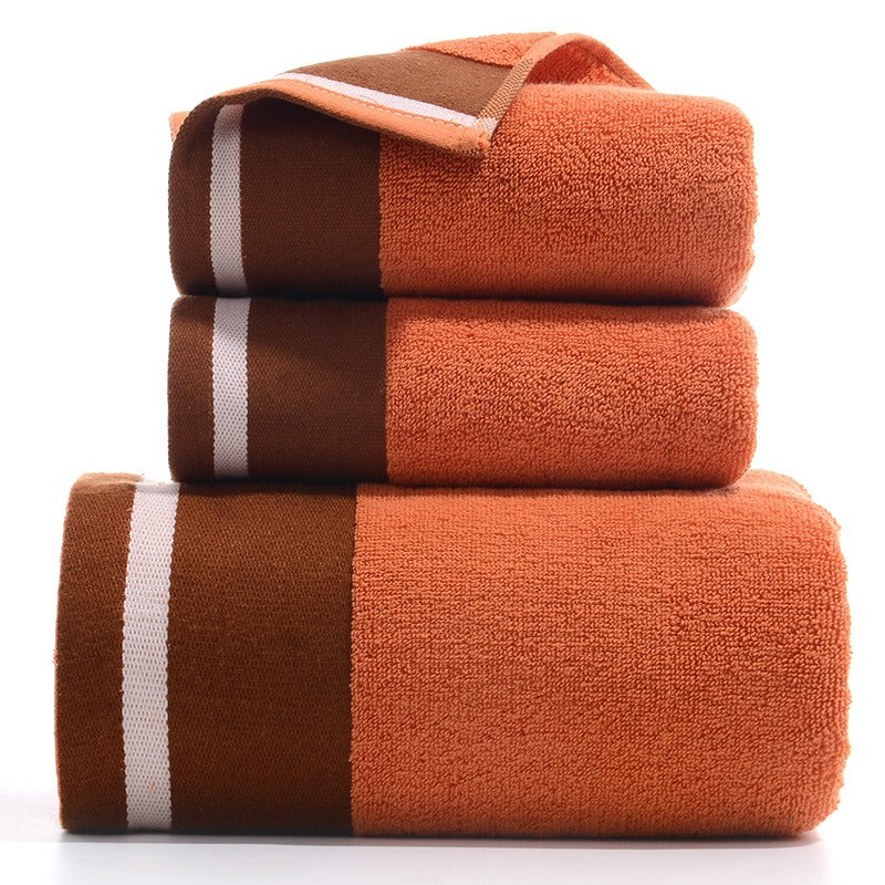 3-Piece Pure Cotton Bath Towel Gift Set