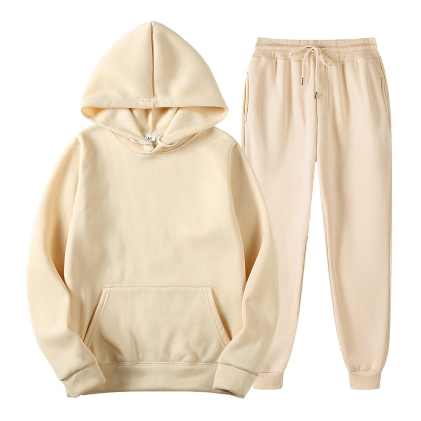 Men's Two-Piece Hoodie & Sweatpants Tracksuit