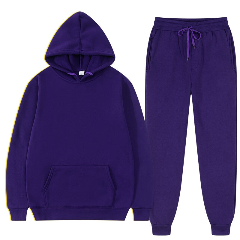 Men's Two-Piece Hoodie & Sweatpants Tracksuit