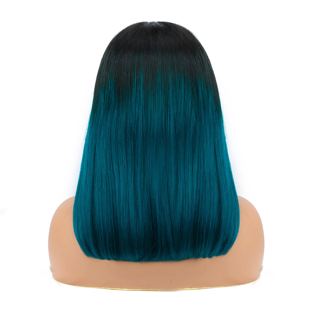 Two-Tone Bob Lace Front Human Hair Wig - alternate view