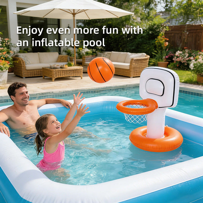 Inflatable Pool Basketball Hoop