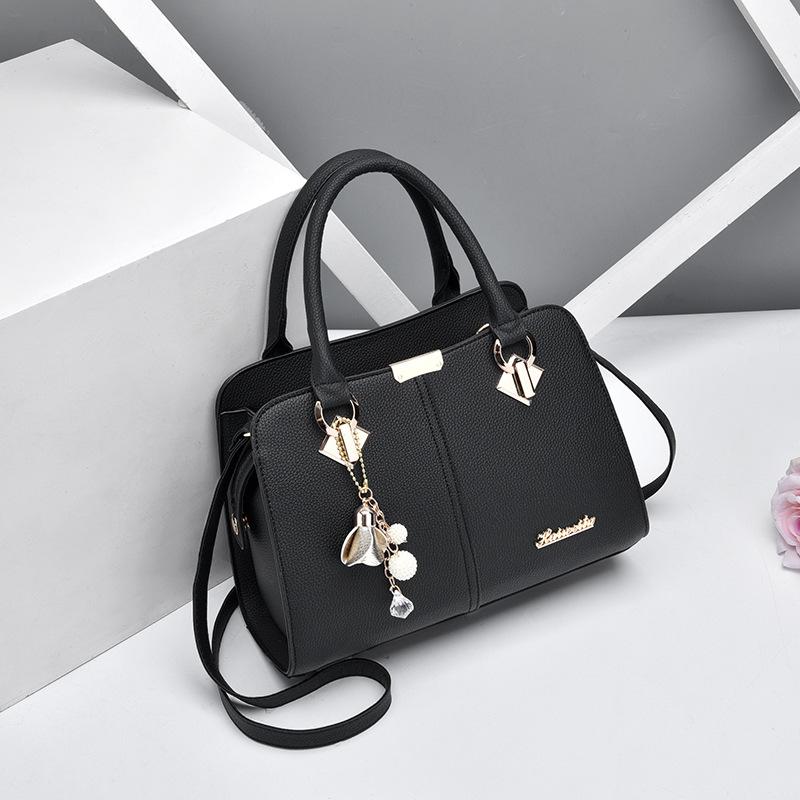 Large Capacity PU Crossbody Bucket Bag
