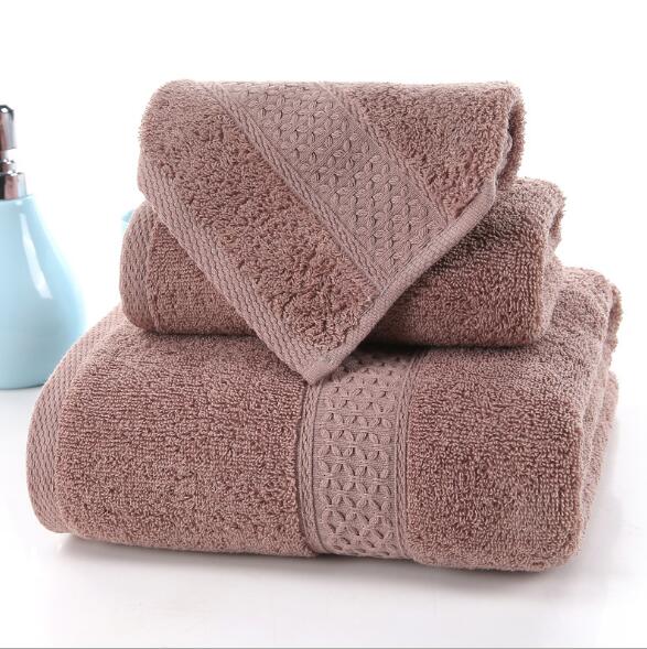 3-Piece 100% Cotton Bath Towel Set