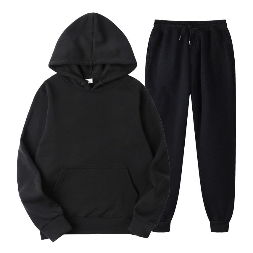 Men's Two-Piece Hoodie & Sweatpants Tracksuit