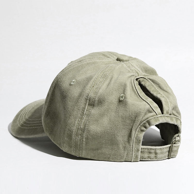Curved-Brim Snapback Sun Hat