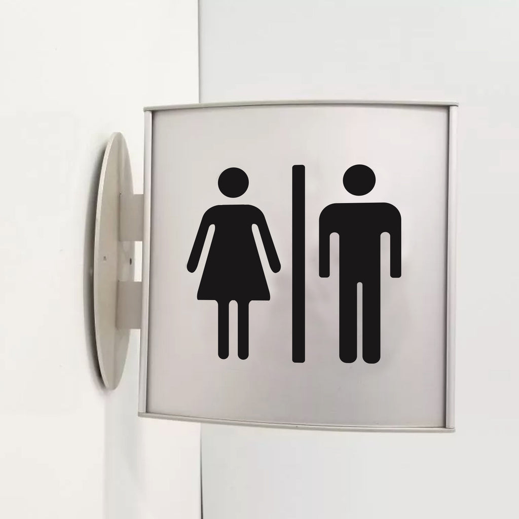 Bathroom Decor Wall & Door Stickers