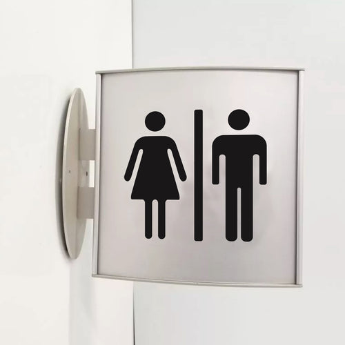 Bathroom Decor Wall & Door Stickers
