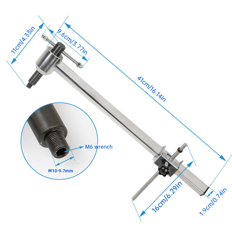 Derailleur Hanger Alignment Tool - detail view