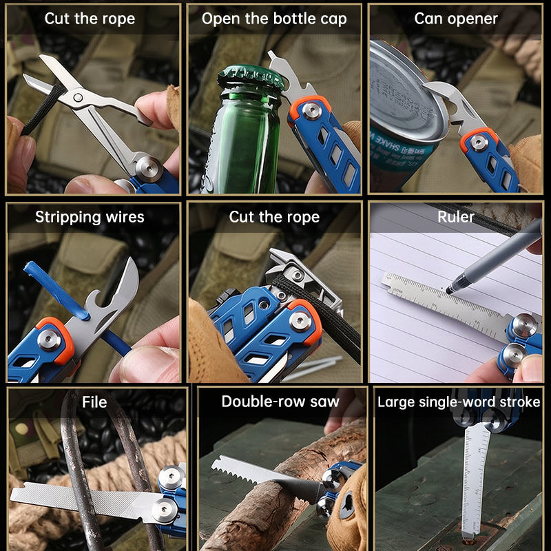 Compact Folding Multi-Tool - detail view