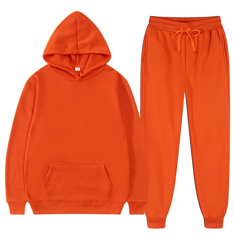 Men's Two-Piece Hoodie & Sweatpants Tracksuit