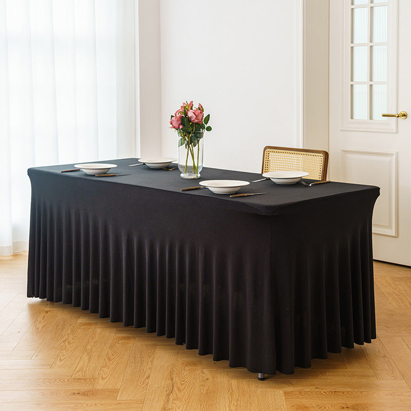 Stretch Spandex Fitted Table Cover - alternate view