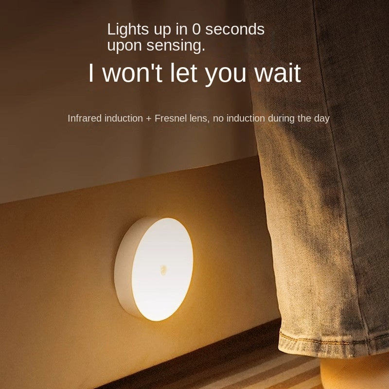 Smart Motion-Sensor Night Light with Wireless Charging