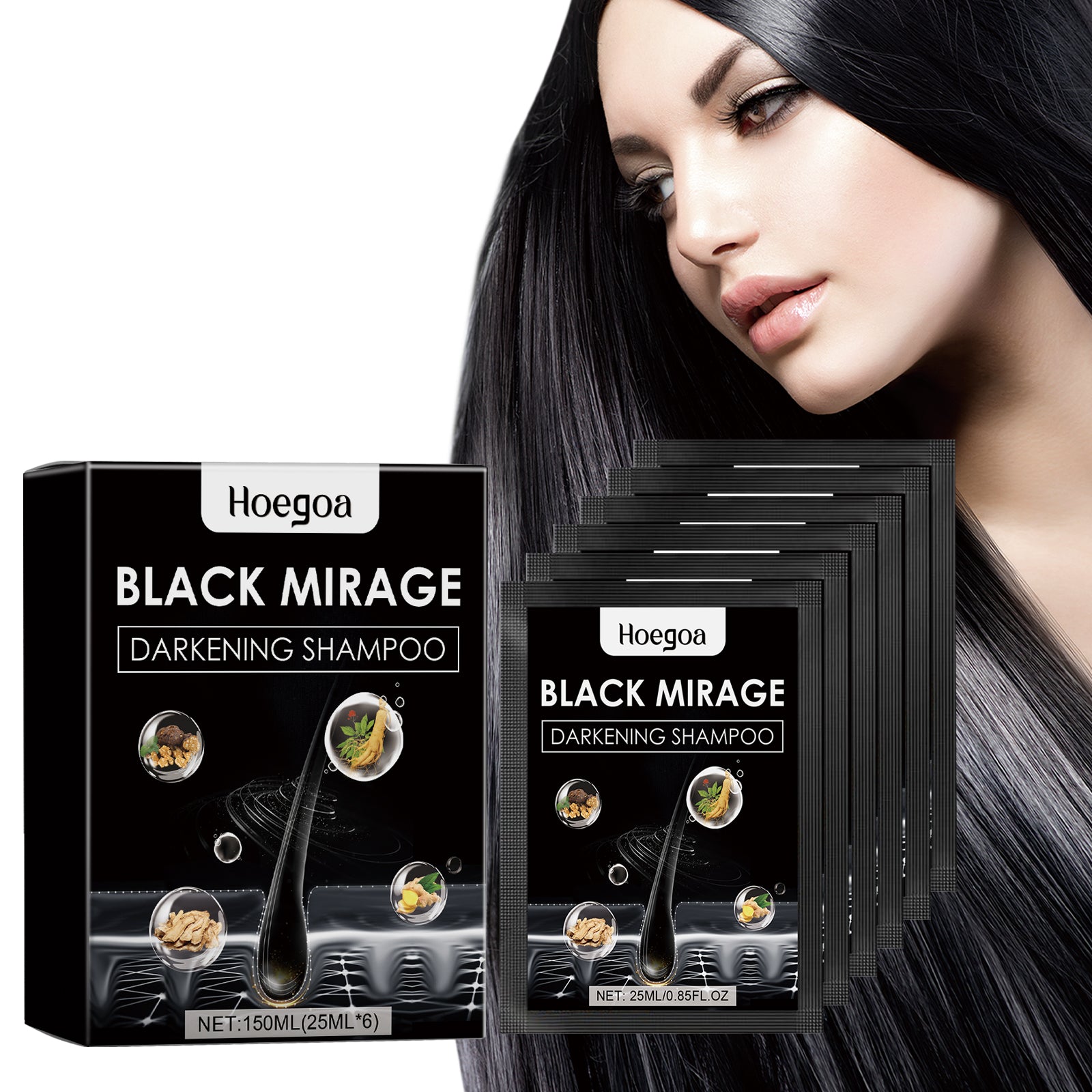 Nourishing Dark Hair Shampoo - alternate view
