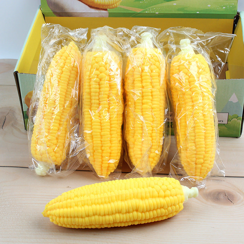 Squishy Corn Stress Relief Toy - detail view