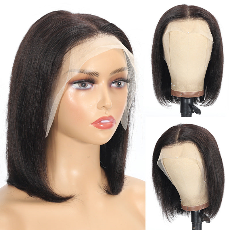 Headband Lace Front Bob Wig, Human Hair - alternate view