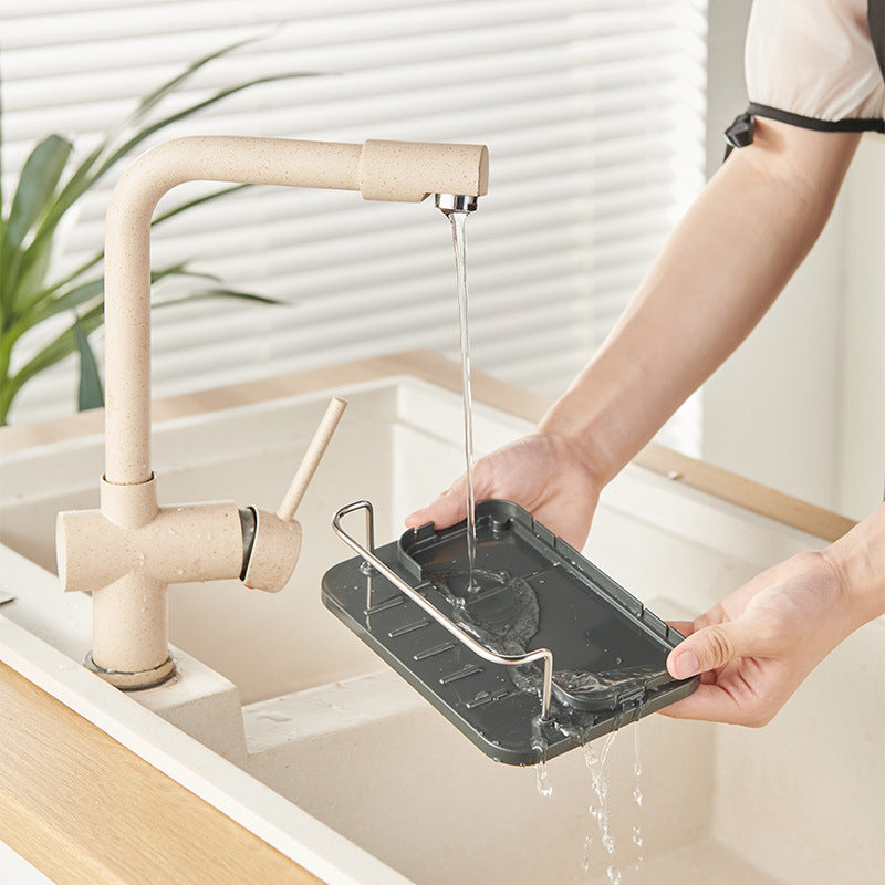 Sink Caddy with Soap Dispenser - detail view