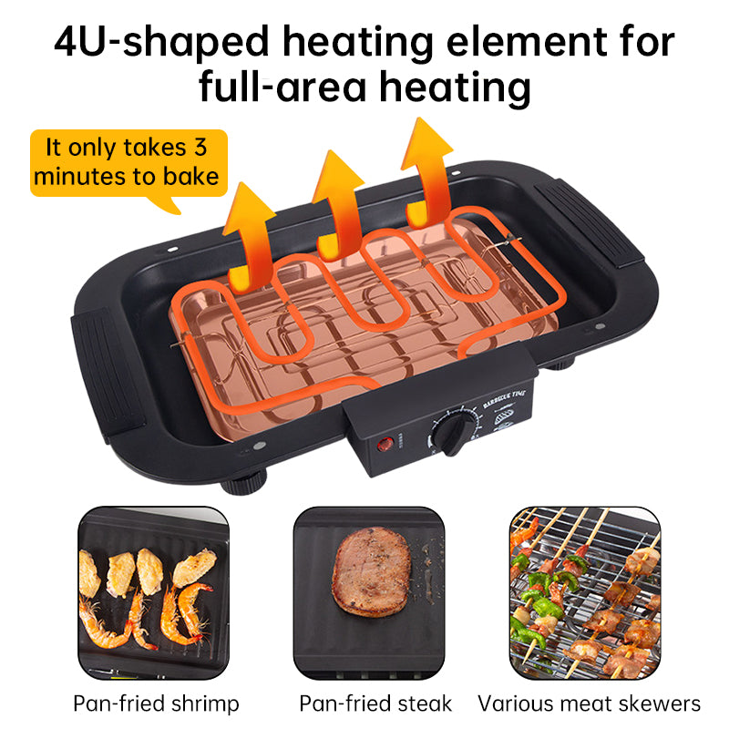 Portable Stainless Steel Electric Grill