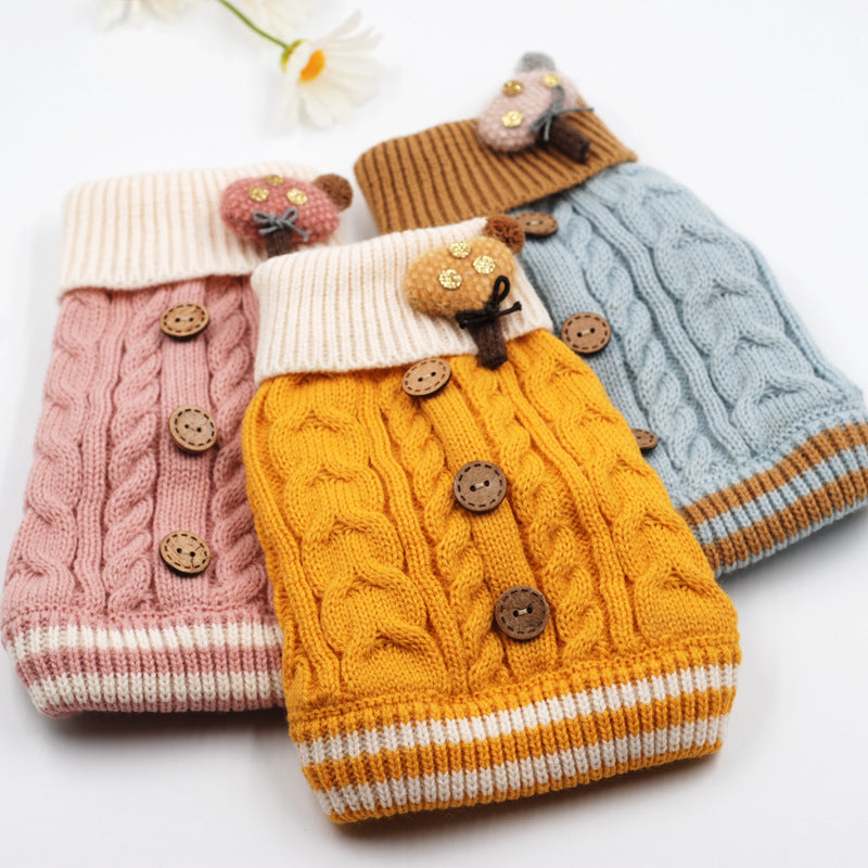 Pet Button Sweater, Autumn & Winter