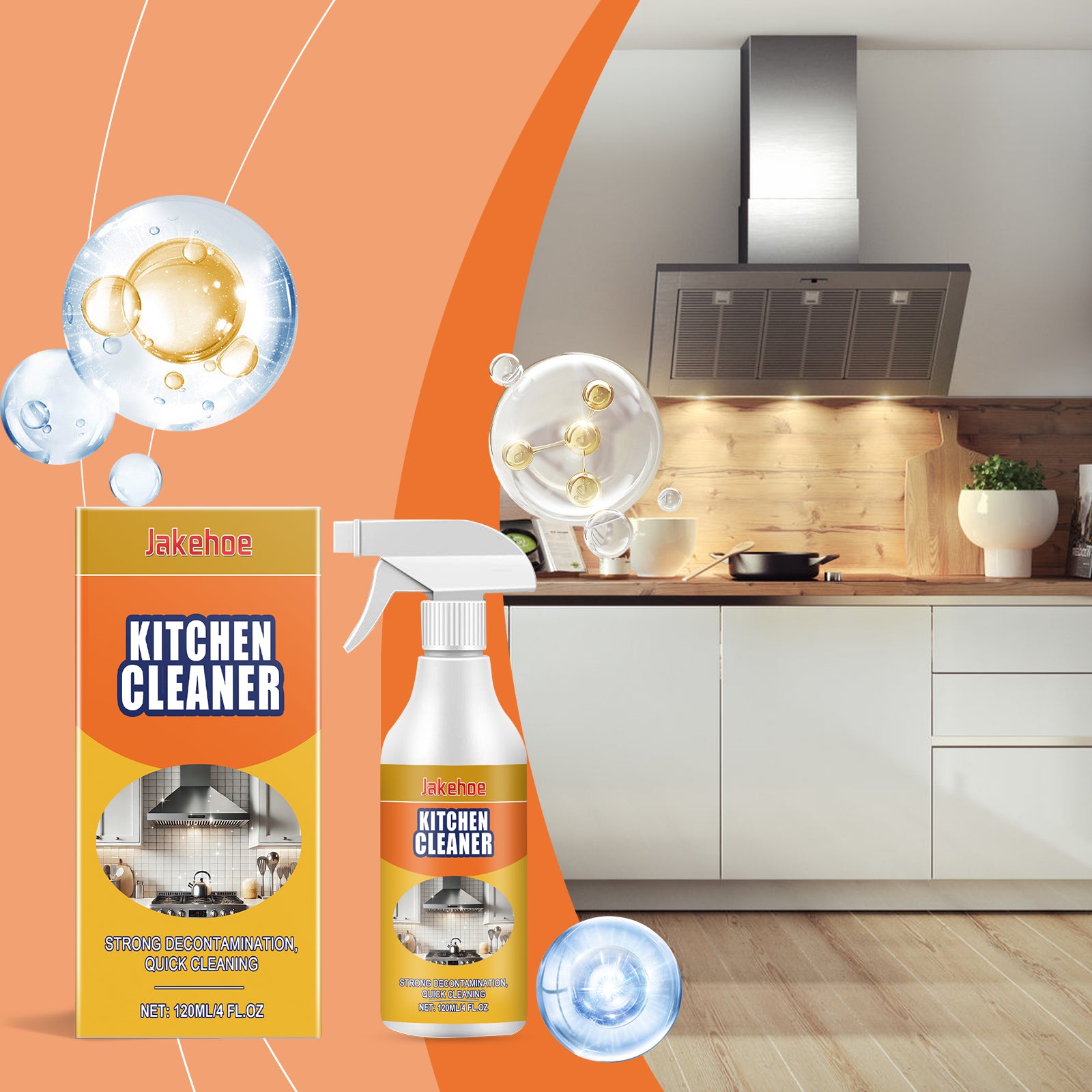 Kitchen Hood & Cooktop Grease Cleaner