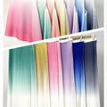 Gradient Color Two-Piece Midi Skirt Set
