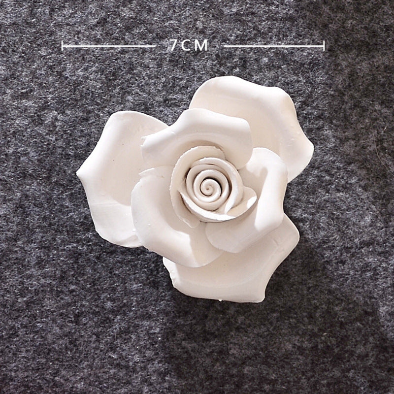 Hand-Painted 3D Ceramic Wall Flowers