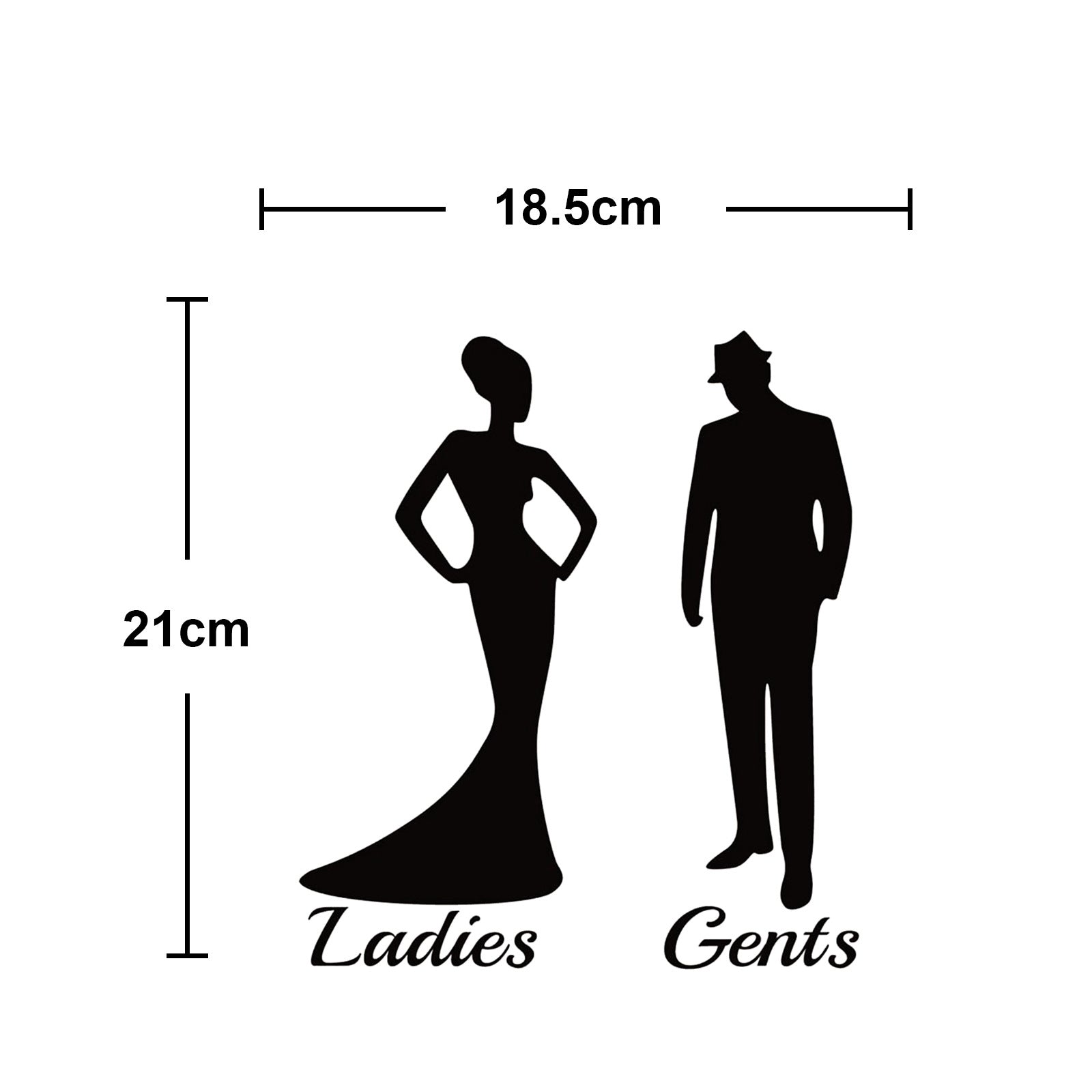 Bathroom Decor Wall & Door Stickers