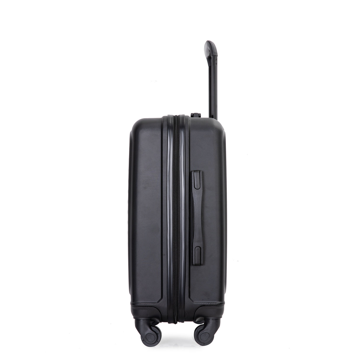 20" Carry-on Luggage Lightweight Suitcase, Spinner Wheels, Black