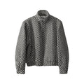 Men's Plaid Woolen Zip-Up Jacket