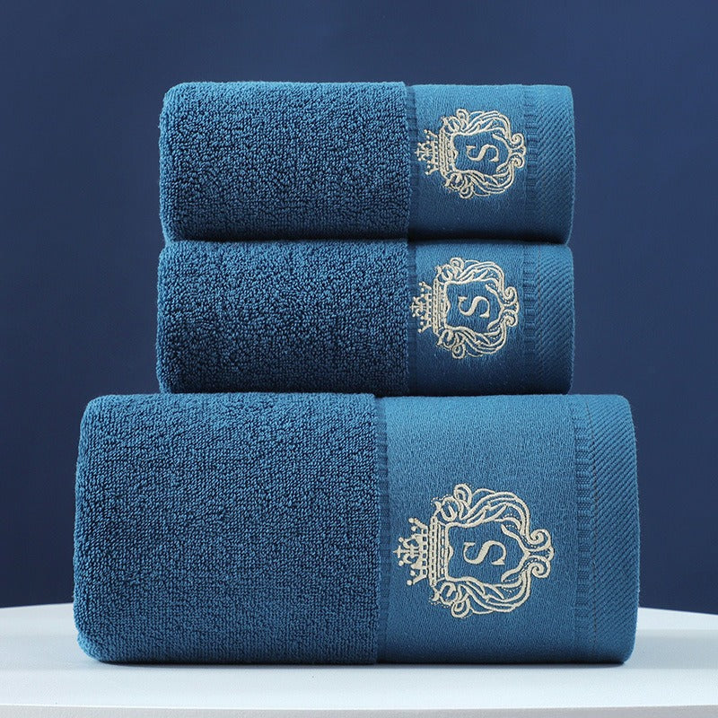 3-Piece Pure Cotton Bath Towel Gift Set
