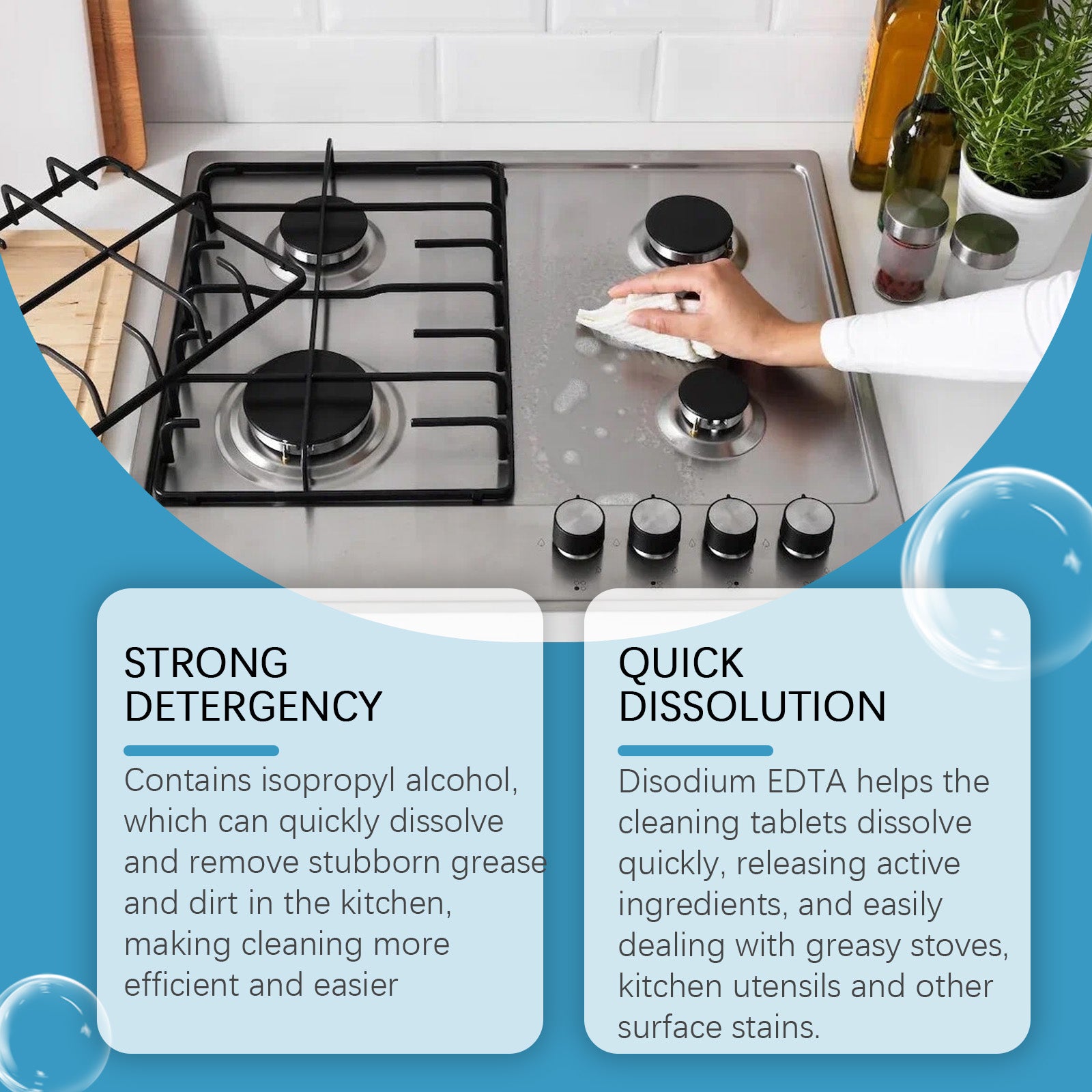 Kitchen Grease Cleaning Tablets - detail view