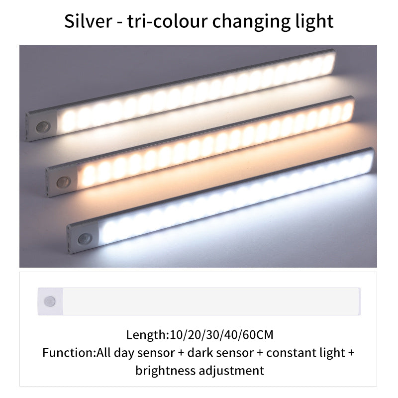 Motion-Sensor Magnetic LED Light Strip - detail view