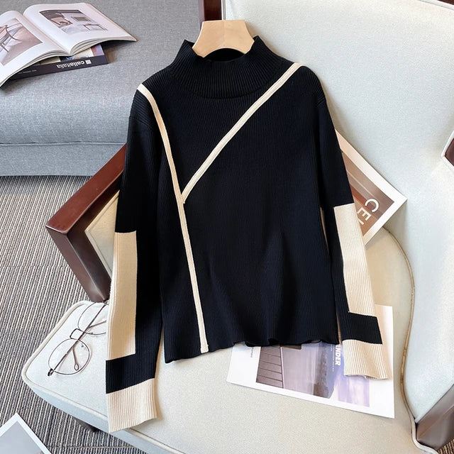 Women's Turtleneck Knit Sweater