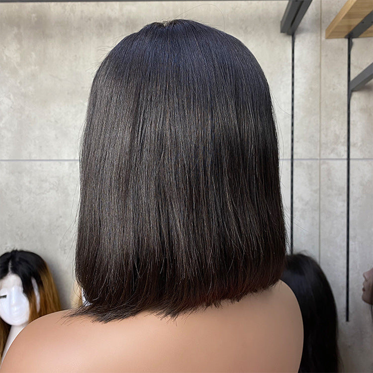 Middle-Part Bob Front Lace Wig - alternate view