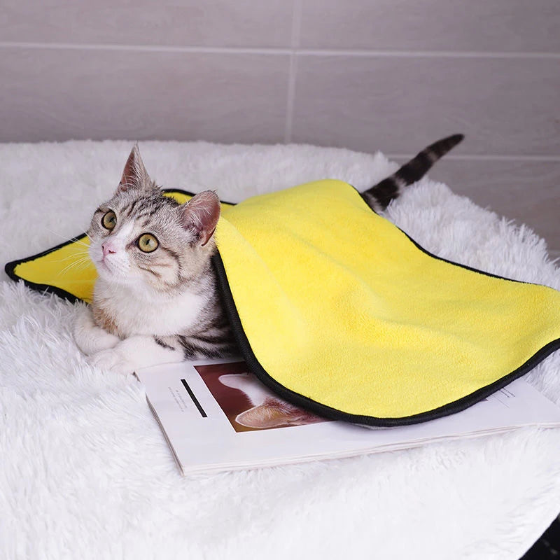 Quick-Dry Pet Bath Towels - detail view