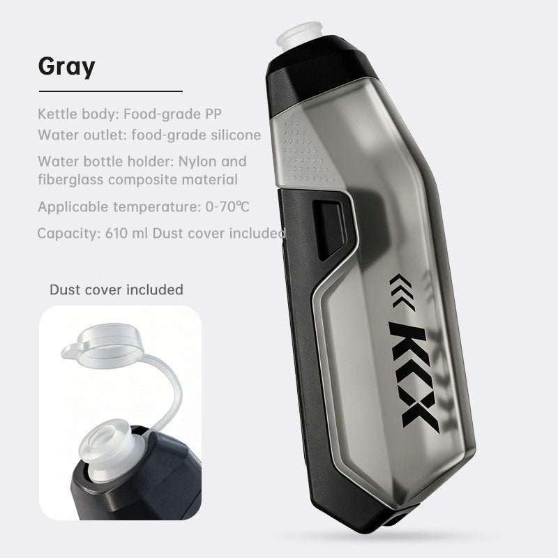 KKX Aero Bike Bottle Cage & 610ml Bottle Set | MTB & Road Bike