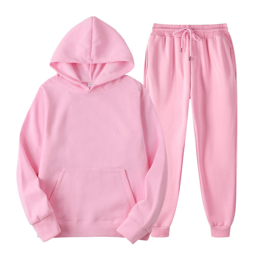 Men's Two-Piece Hoodie & Sweatpants Tracksuit