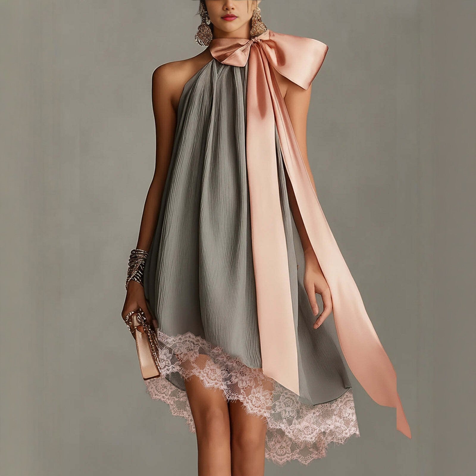 Strapless Fitted Vacation Long Dress