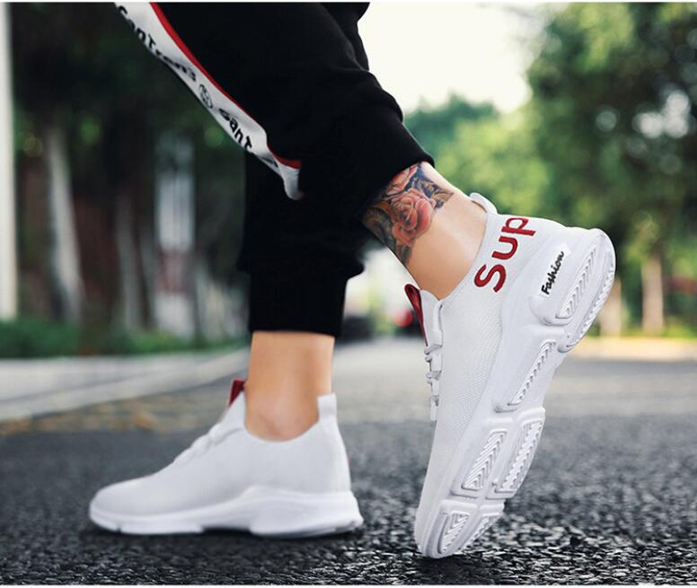 Lightweight Mesh Walking Sneakers - detail view