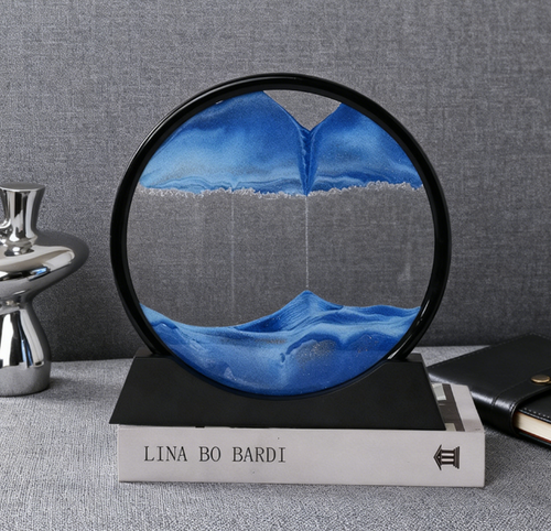 3D Quicksand Art Hourglass Ornament