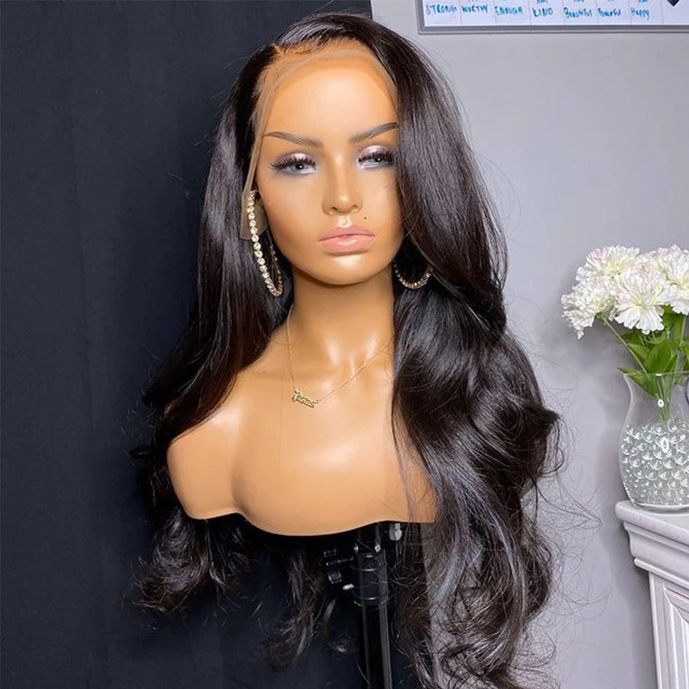 Lace Front Human Hair Closure Wig - alternate view