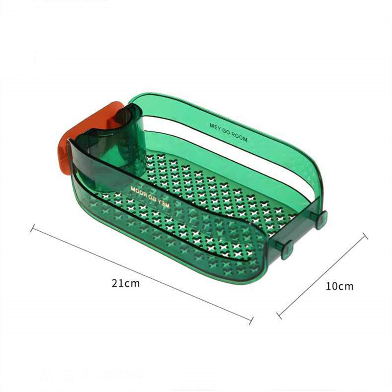 Faucet-Mount Sponge Drain Rack