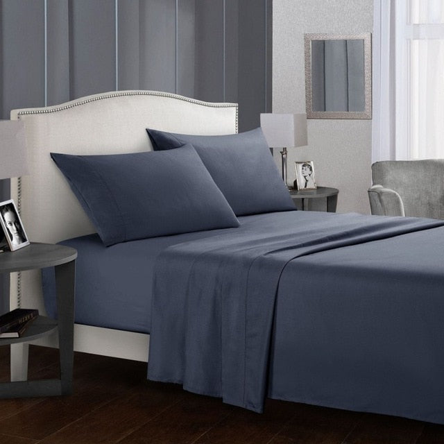 Solid White Bedding Set