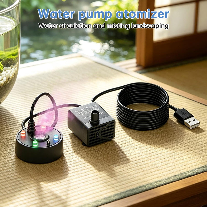 USB Ultrasonic Mist Maker Fogger | Pond, Fountain, Fish Tank & Landscape Humidifier