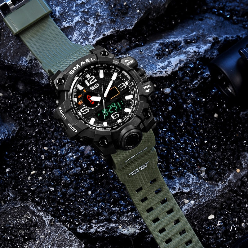Men's Military Sport Watch, 50M Waterproof - alternate view