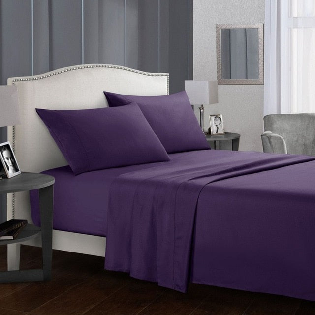 Solid White Bedding Set