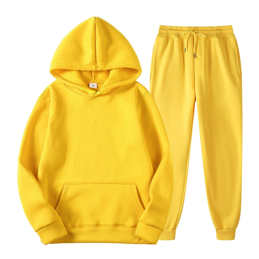 Men's Two-Piece Hoodie & Sweatpants Tracksuit