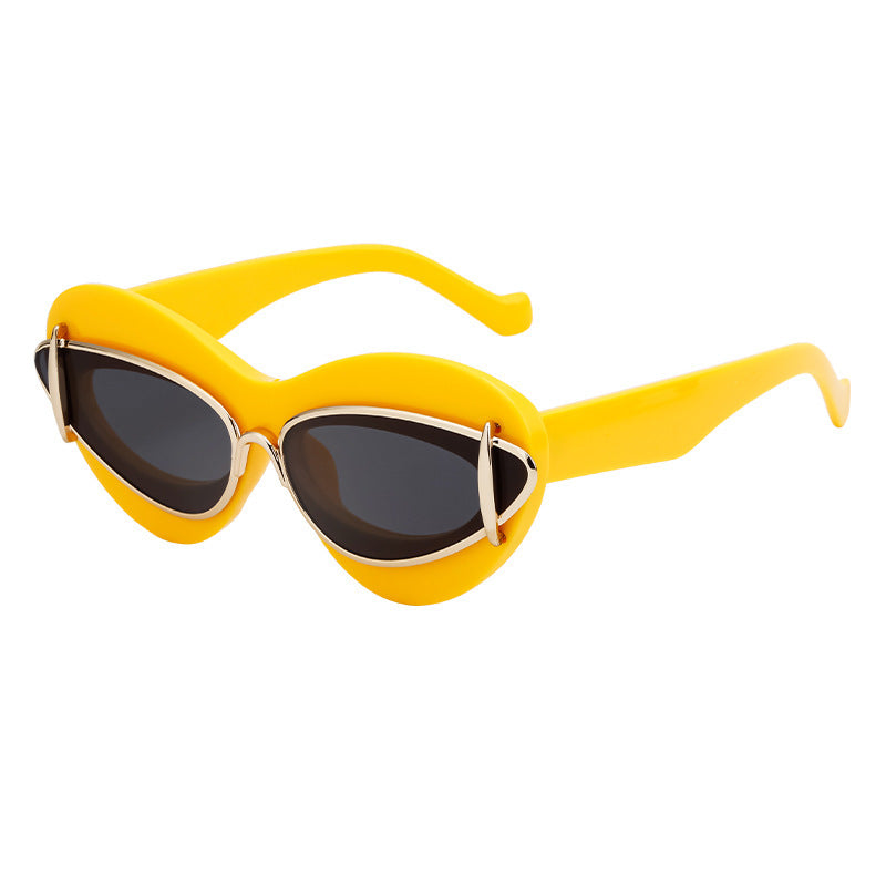 Y2K Cat-Eye Small Frame Sunglasses